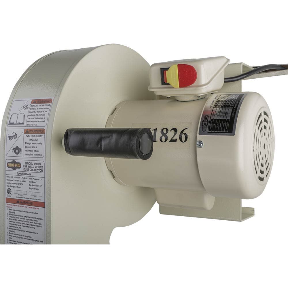Shop Fox Wall Dust Collector, large image number 3