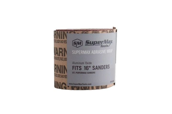 Supermax Tools 60-Grit Individual Sandpaper Wrap for the 16 In. Drum Sander, large image number 0