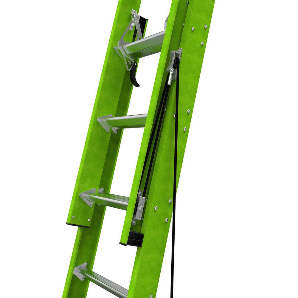 Little Giant Safety HyperLite 28 Ft. - IAA Fiberglass Extension Ladder with CH V-Rung and Claw, large image number 16