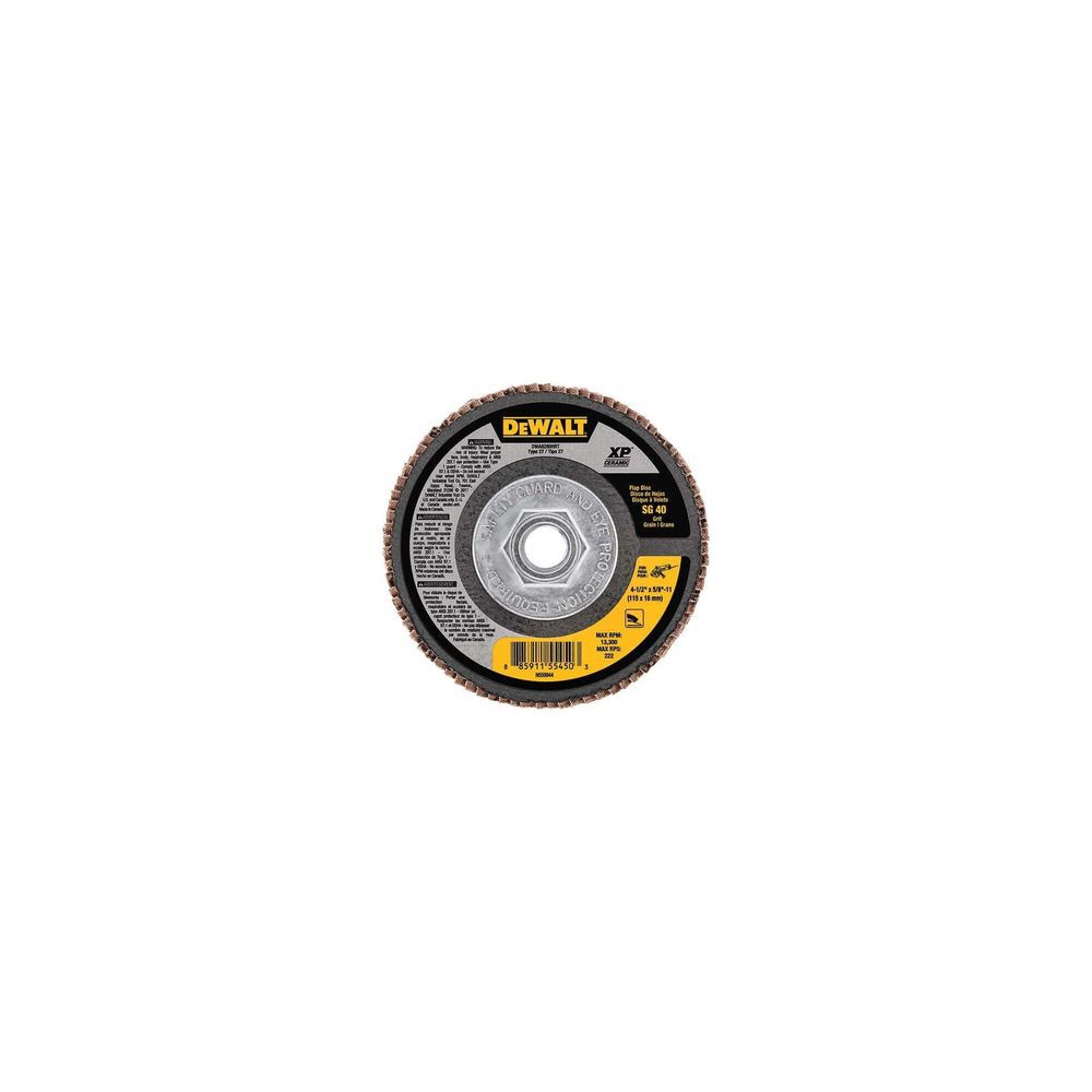 DEWALT XP Ceramic Ultra Performance Jumbo Flap Disc, large image number 6