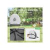 Giraffe Tools 1/2 Inch x 82 Foot Light Grey Garden Hose Reel, small