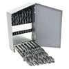 Forney Industries 29-Piece Jobber Length Drill Bit Set, High Speed Steel (HSS), 135 Degree Split Point, small image number 2