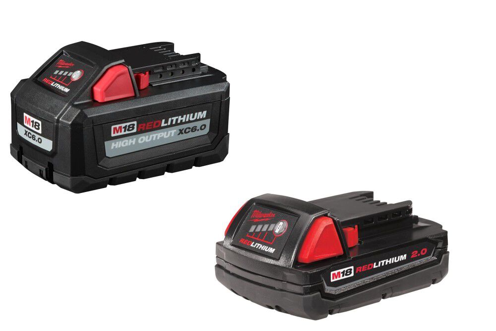 Milwaukee 18v new arrivals 2ah battery