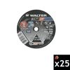 Walter 4 Inch x 1/16 Inch x 3/8 Inch ZIP Cut-Off Wheel, 25 Pieces, small image number 1