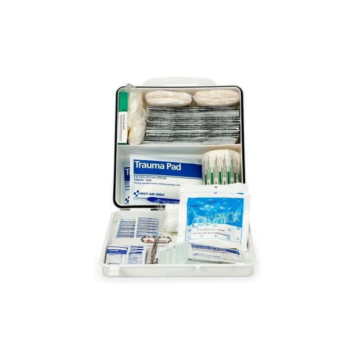 First Aid Only Contractors First Aid Kit 50 Person Plastic Cas, large image number 2