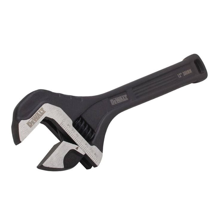 DEWALT 6 Inch & 12 Inch All-Steel Adjustable Wrench Bundle, large image number 5