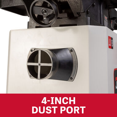 JET Black 8 Inch Helical Head Jointer 2HP, 1PH, 230V, large image number 4