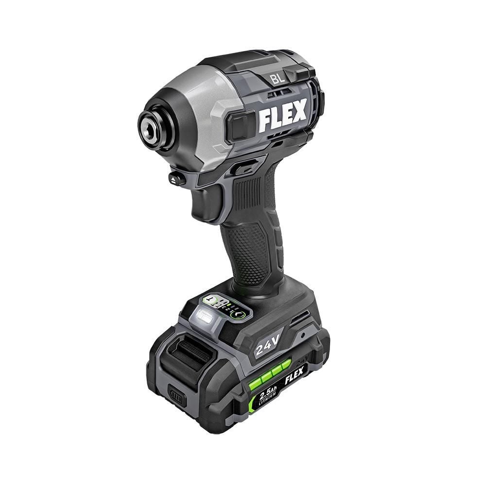 FLEX 24V Drill Driver With Turbo Mode and Quick Eject Impact Driver Kit, large image number 4