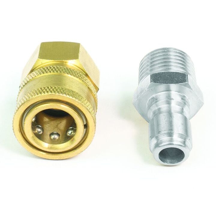 BluBird 3/8 Inch QD Male Plug x 3/8 Inch FNPT Pressure Washer Adapter, large image number 9