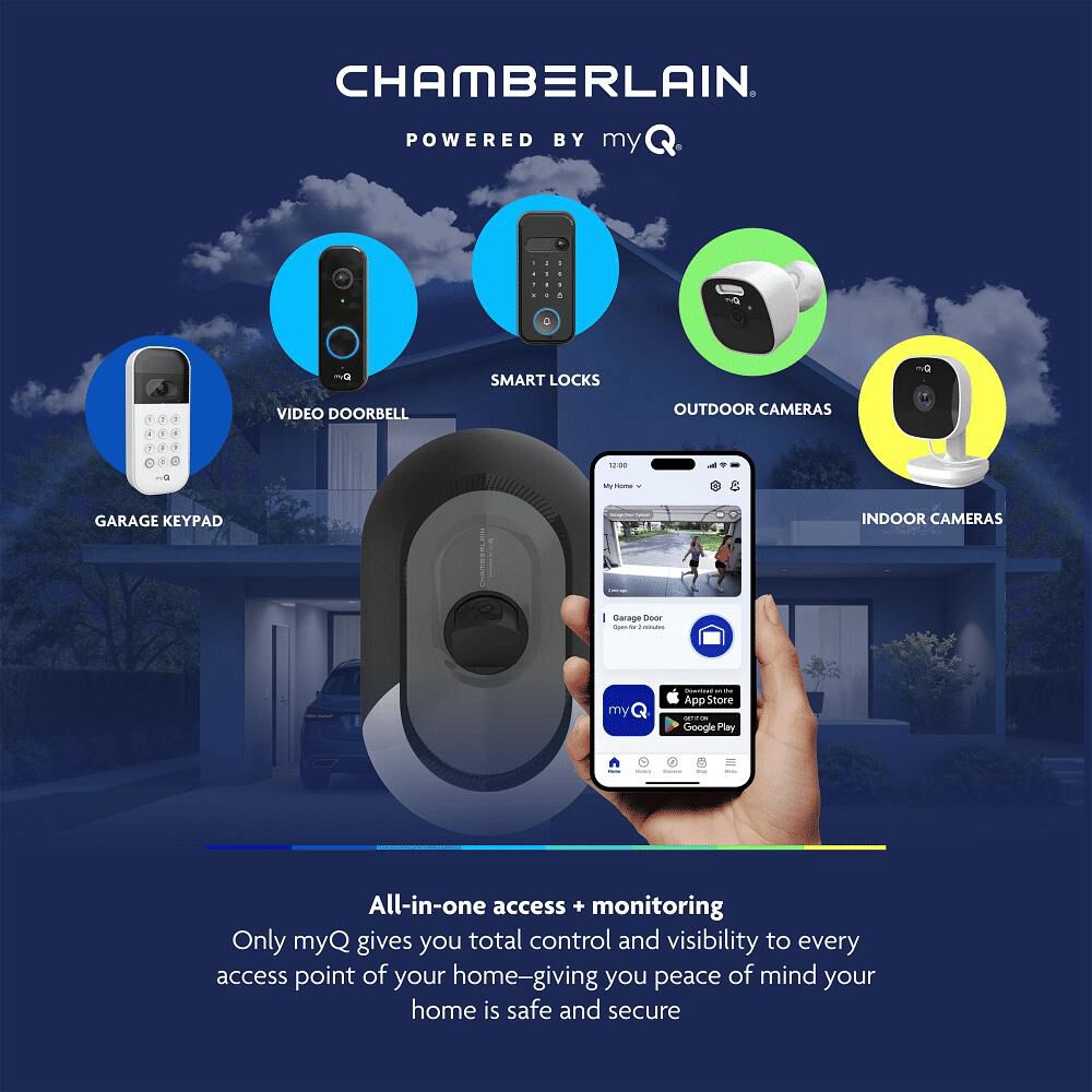 Chamberlain 1 HP Belt Drive Garage Door Opener, large image number 10