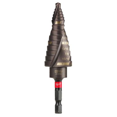 Milwaukee SHOCKWAVE Impact Duty Step Bit #8 1/8 - 1 in.