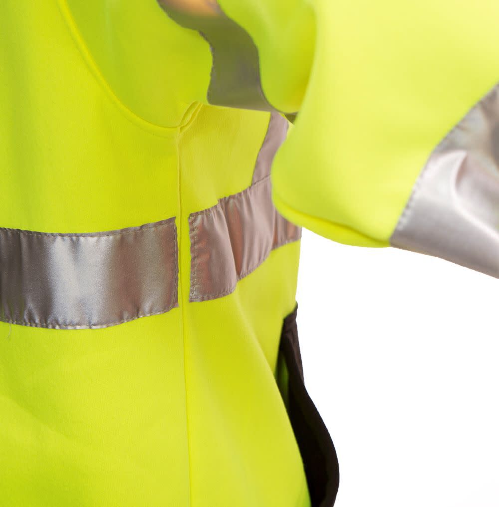 Tingley Job Sight Zip-Up Hoodie Hi-Vis Medium, large image number 3