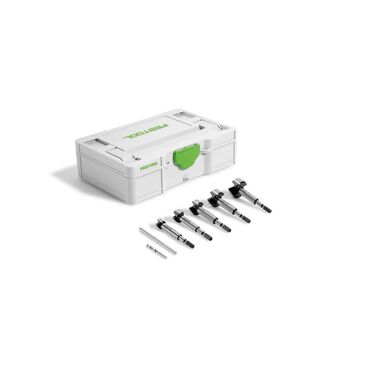 Festool SYS3 S 76-FB CE-SORT/5 Forstner Drill Bit Set, 5 Pieces
