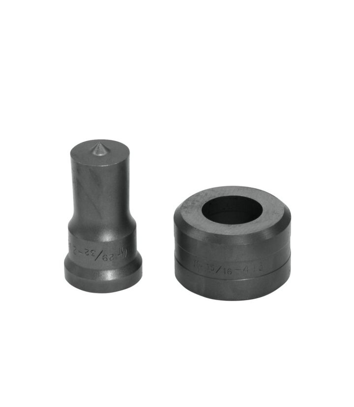 Edwards 29/32 Inch Punch x 15/16 Inch Die Steel Round Punch & Die Set