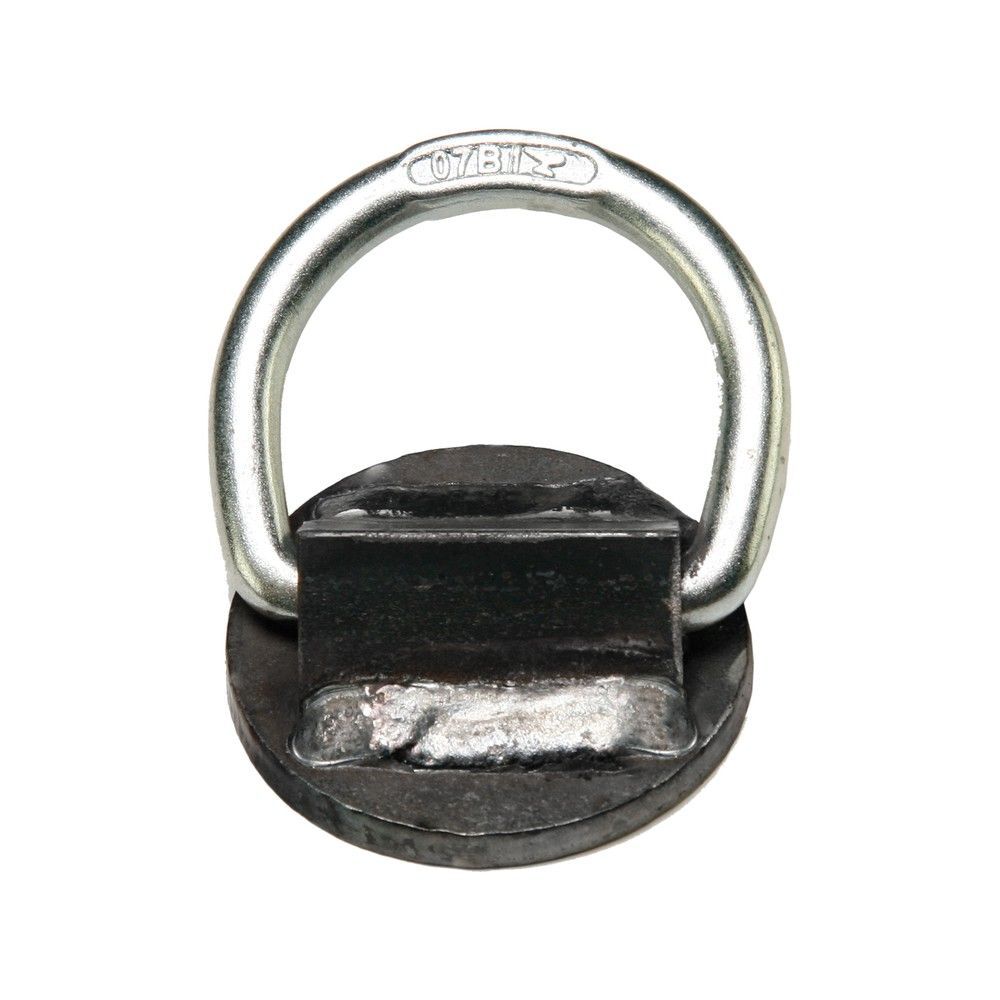 Guardian Fall Protection 130-420 Lbs 2.75 Inch Diameter Steel CB-1-W Weld-On Anchor, large image number 1