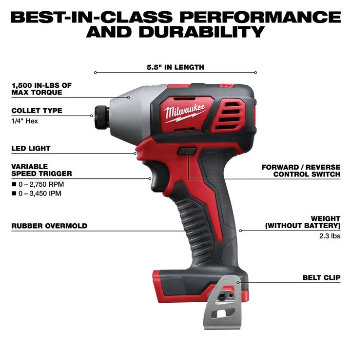 Milwaukee M18 4-Piece Combo Kit, large image number 12