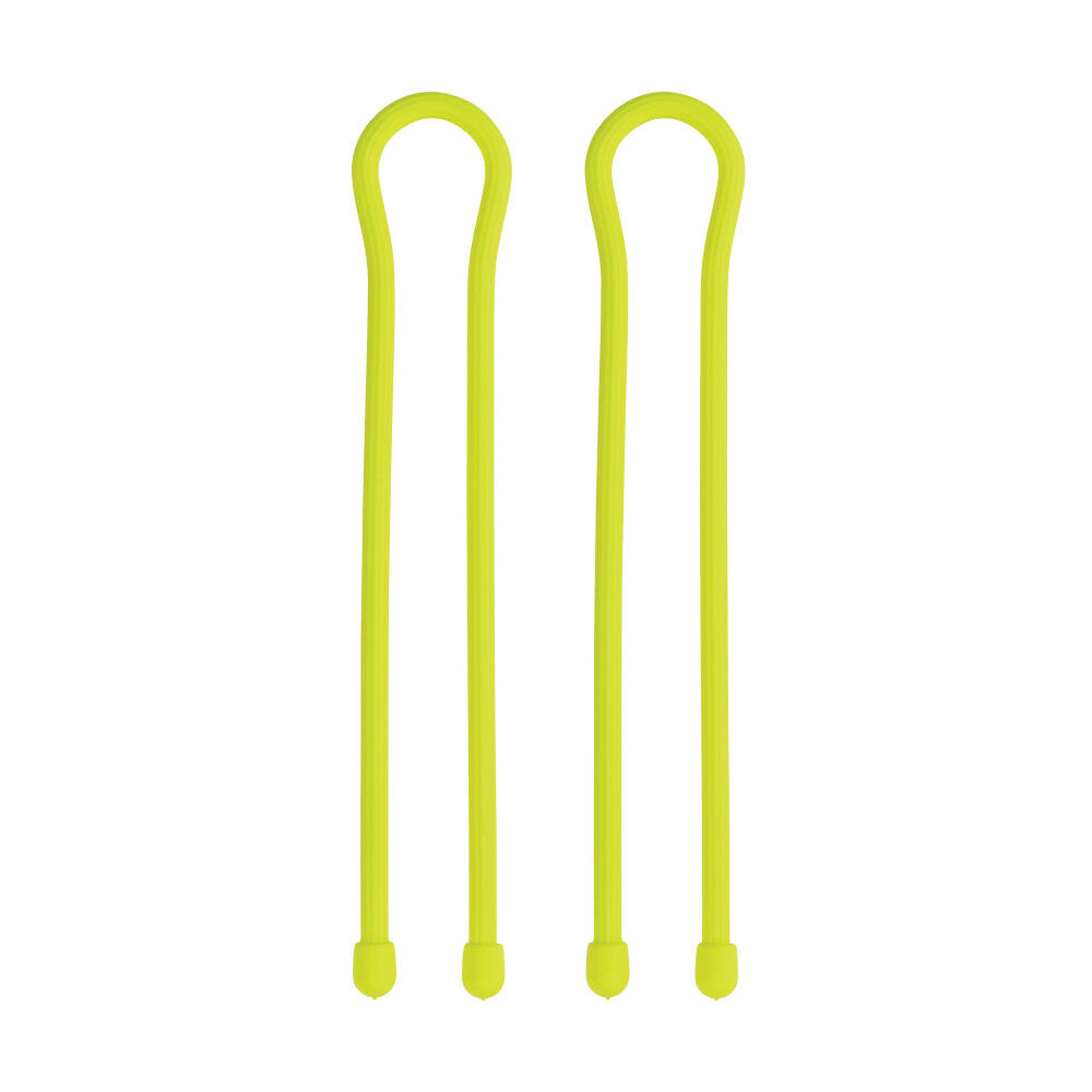 Nite Ize Gear Tie Reusable Rubber Twist Tie 18in 2 Pk Neon Yellow, large image number 4