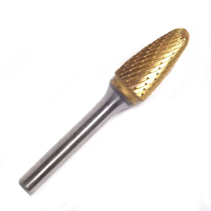 Champion Cutting Tool SF5 Double Cut TIN Carbide Burr