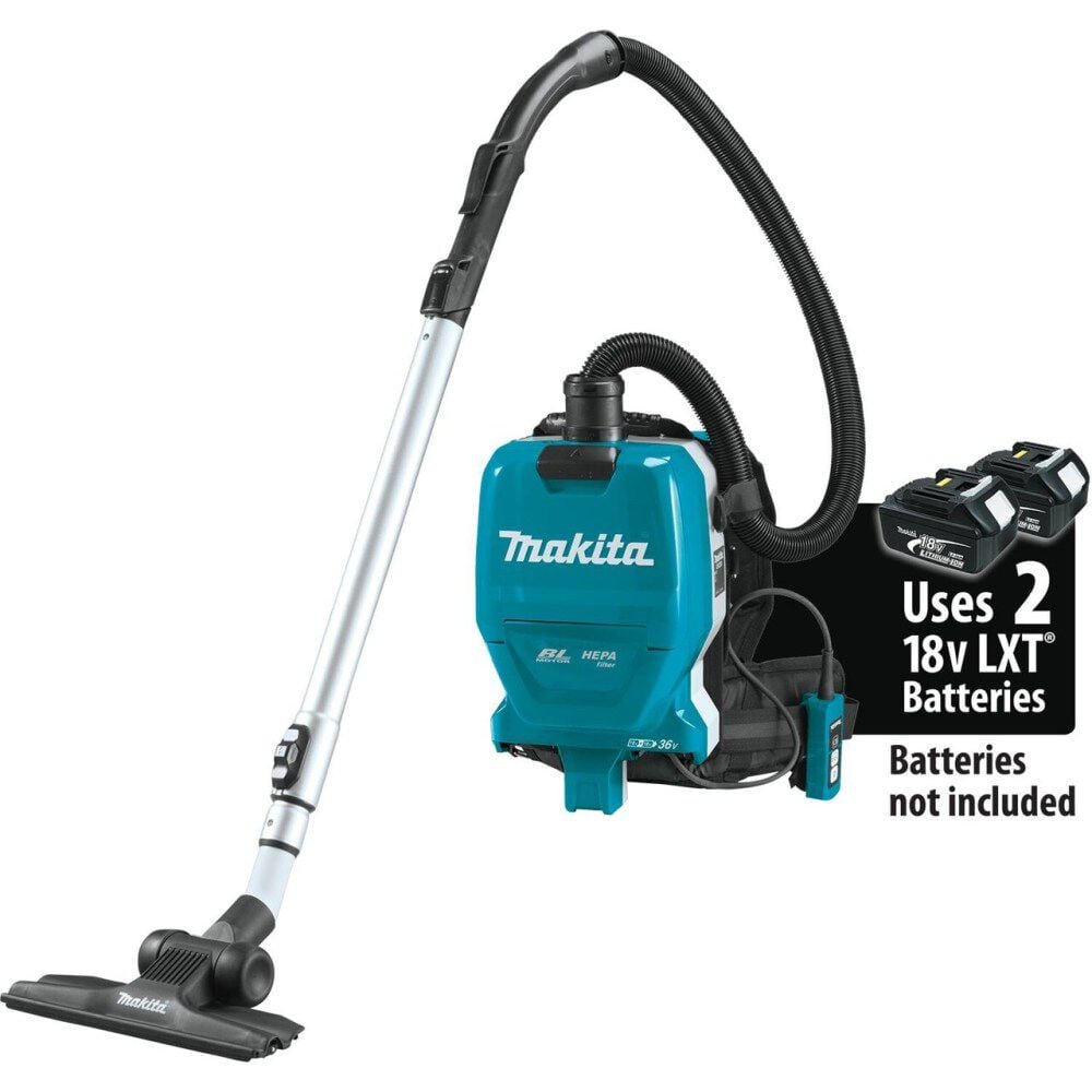 Makita 18V X2 (36V) LXT 1/2 Gallon HEPA Backpack Dry Vacuum (Bare Tool), large image number 1