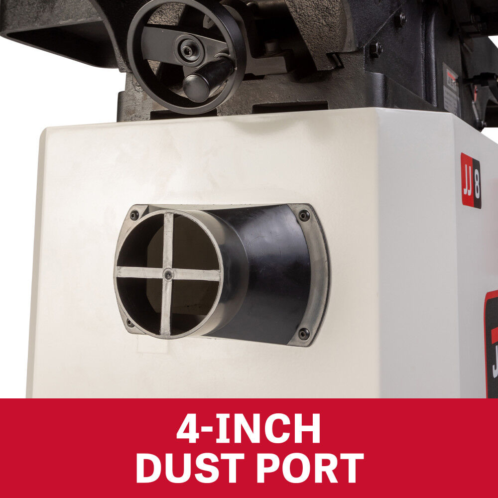 JET Black 8 Inch Helical Head Jointer 2HP, 1PH, 230V JT1