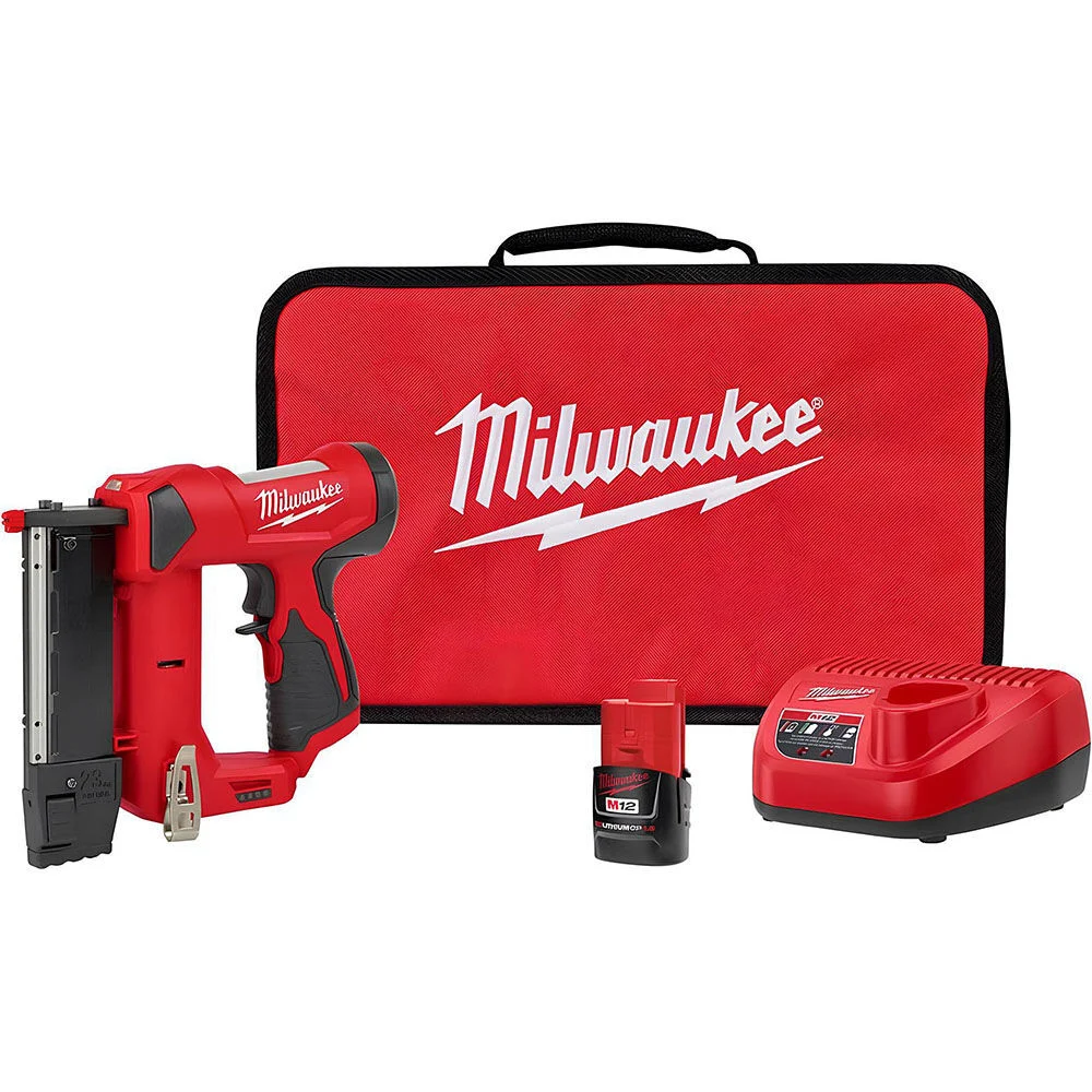 Milwaukee M12 23 Gauge Pin Nailer Kit, large image number 1