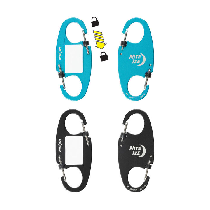 Nite Ize IdentiKey SlideLock Dual Carabiner 2pk, large image number 3