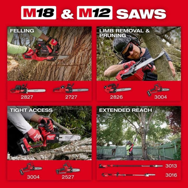 Milwaukee M18 FUEL Pole Saw with QUIK-LOK Kit, large image number 12