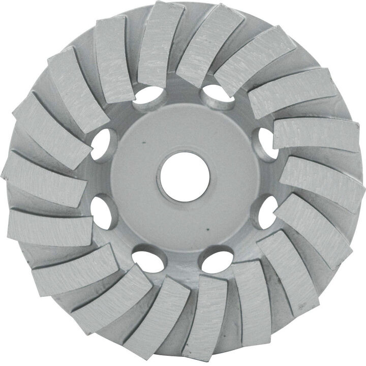 Milwaukee DIAMOND MAX 7 Inch Single Row Segmented Turbo Rim Diamond Cup Wheel for Concrete Grinding (18 Segments), large image number 6