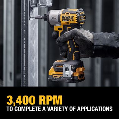 DEWALT 20V MAX XR 1/4in Impact Driver Kit, large image number 7