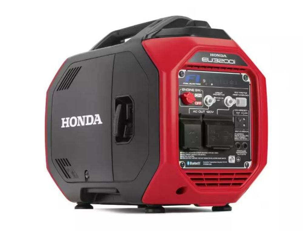 Honda 3, 200 Watt Gas Powered 50-State Portable Inverter Generator with CO-Minder – EU3200IAC2