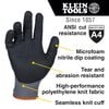 Klein Tools A4 Cut Knit Dipped Gloves, Large, 2pk, small image number 2