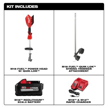 Milwaukee M18 FUEL String Trimmer Kit with QUIK-LOK, large image number 2