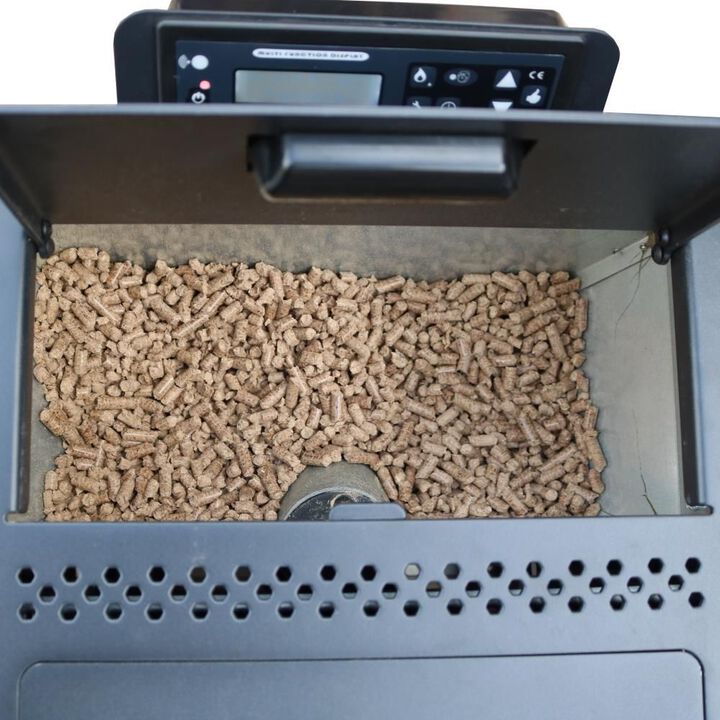 Cleveland Iron Works No.215 Mini EPA Approved High-Efficiency Pellet Stove with Smart Home Technology Heats 800 Sq Ft Area, large image number 3
