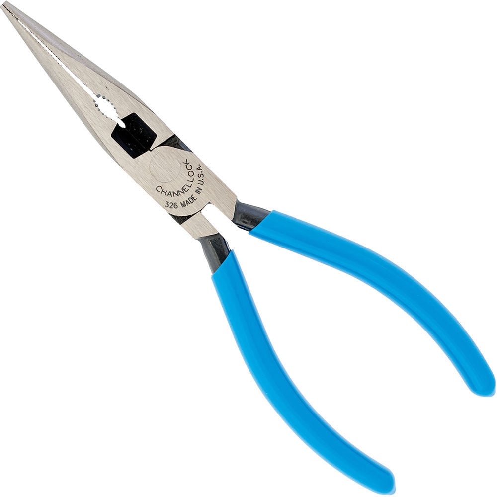 Channellock 6in Long Nose Plier with Side Cutter, large image number 1