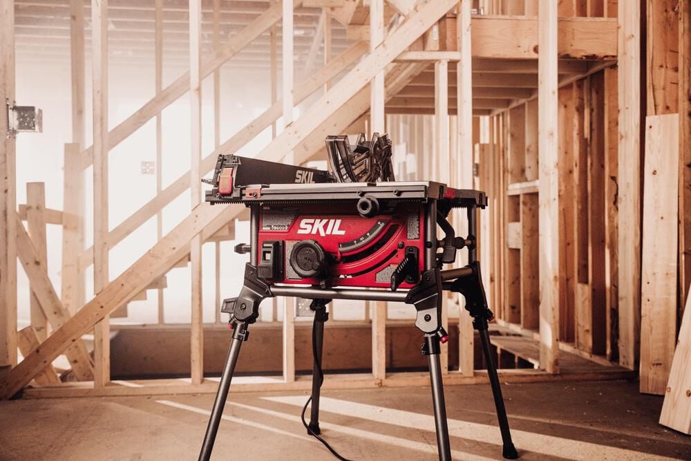 SKIL 10in Jobsite Table Saw with Foldable Stand 25 1/2 Rip Capacity, large image number 6