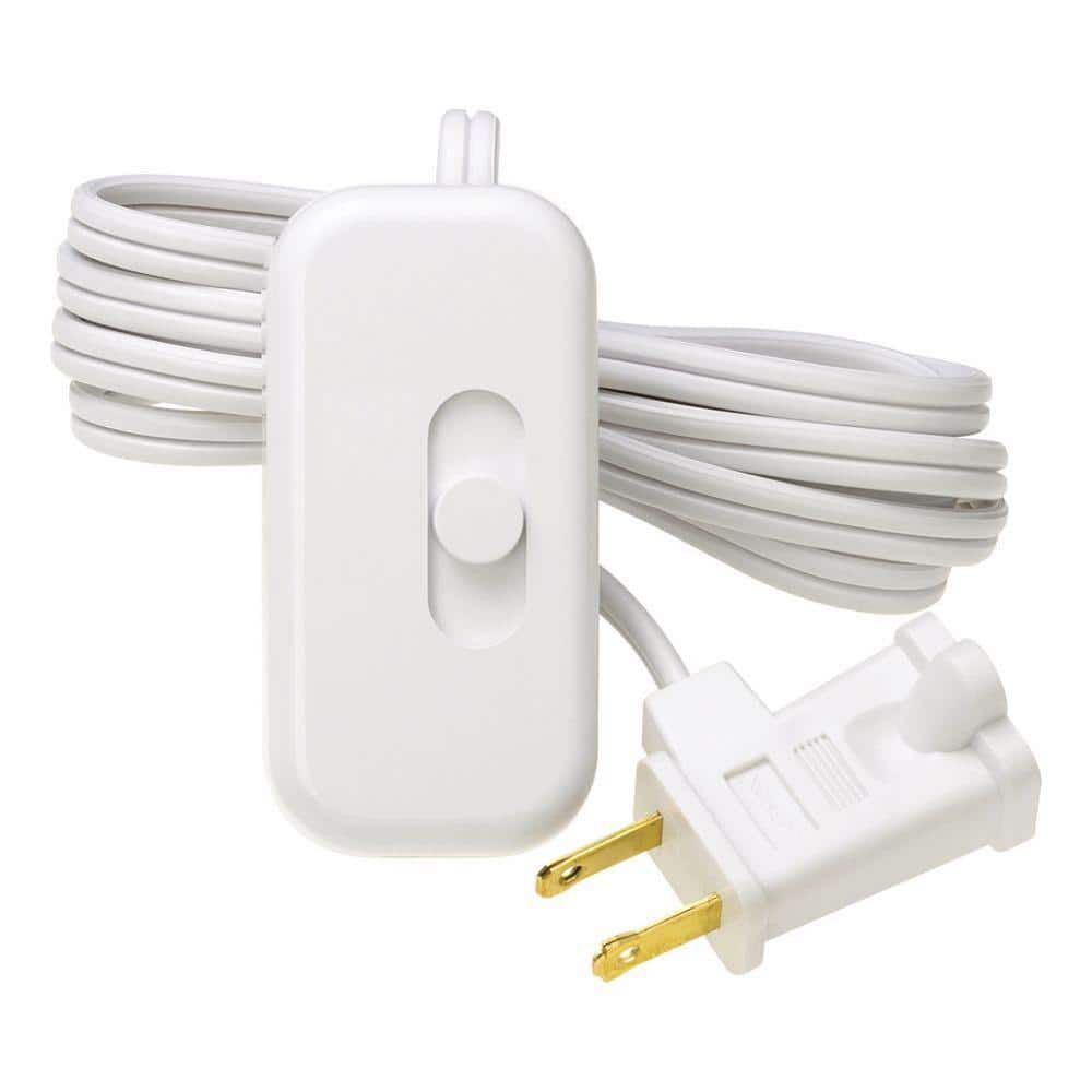 Lutron Credenza 120V 100W 1P Gloss White Plug-In Slide Dimmer Switch - TTCL-100H-WH