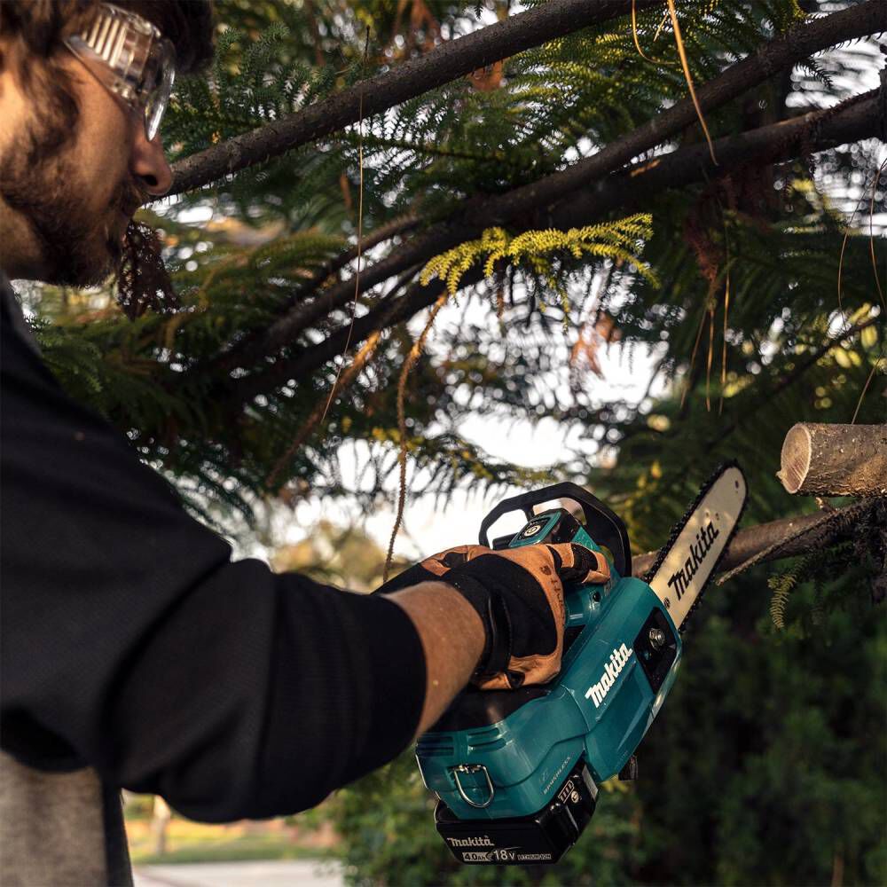 Makita 18V LXT Chain Saw Kit Lithium Ion Brushless Cordless 10in Top Handle, large image number 15