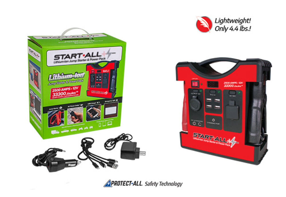 Start All Jump Pack 2500Amps 33300 Joules 5S 12V, large image number 1