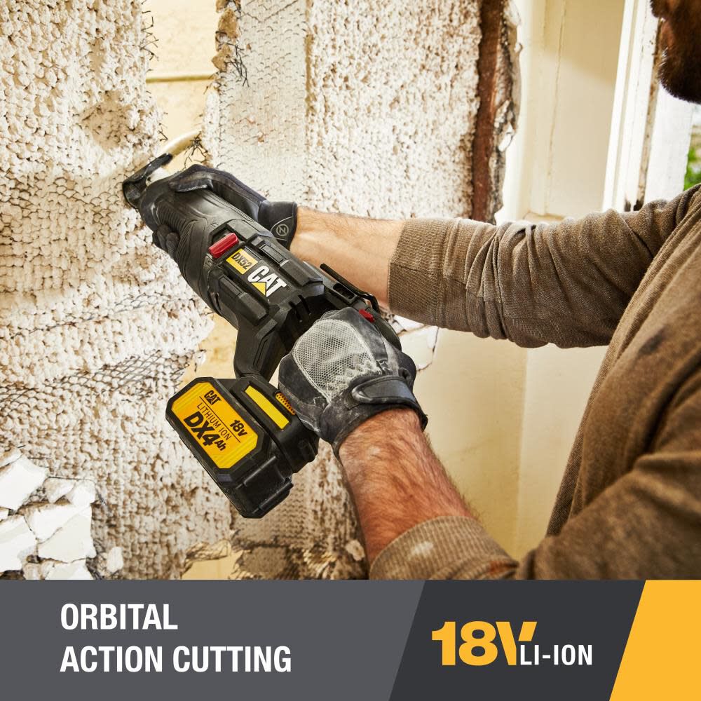 CAT 18V Cordless Reciprocating Saw with Brushless Motor DX52, large image number 8