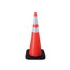 Vizcon Orange 36in Enviro-Cone with Collars & 12 Lbs Rubber Base, small image number 1