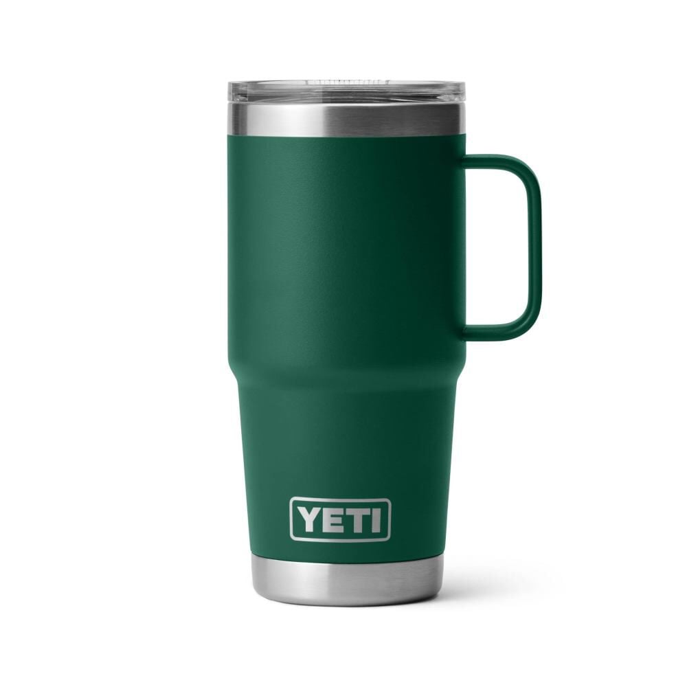 YETI Rambler 20 Oz Travel Mug with Stronghold Lid Black Forest Green – 21071504894