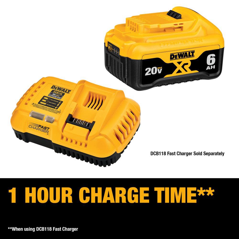 Dewalt 6ah 20v battery on sale
