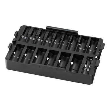 Milwaukee SHOCKWAVE Impact Duty Socket 1/2 Dr 16pc Tray Only