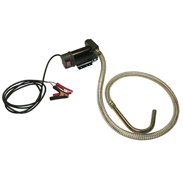 American Forge 12V DC Powered Rotary Pump with Fittings and Hardware for 8878 Low Profile Oil Drain