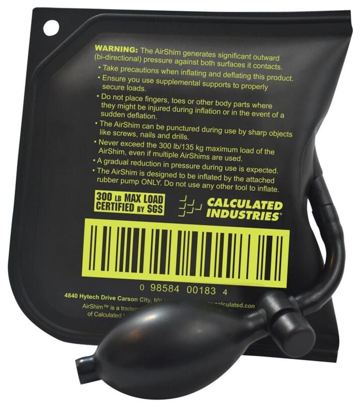 Calculated Industries AirShim Inflatable Pry Bar 2-Pack, large image number 8