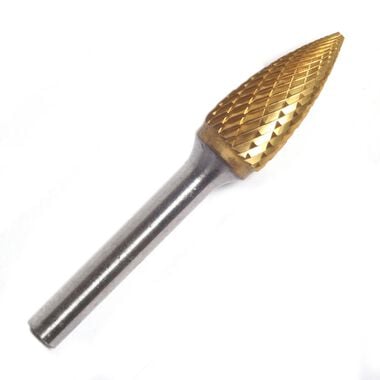 Champion Cutting Tool SG3 Double Cut TIN Carbide Bur, large image number 0
