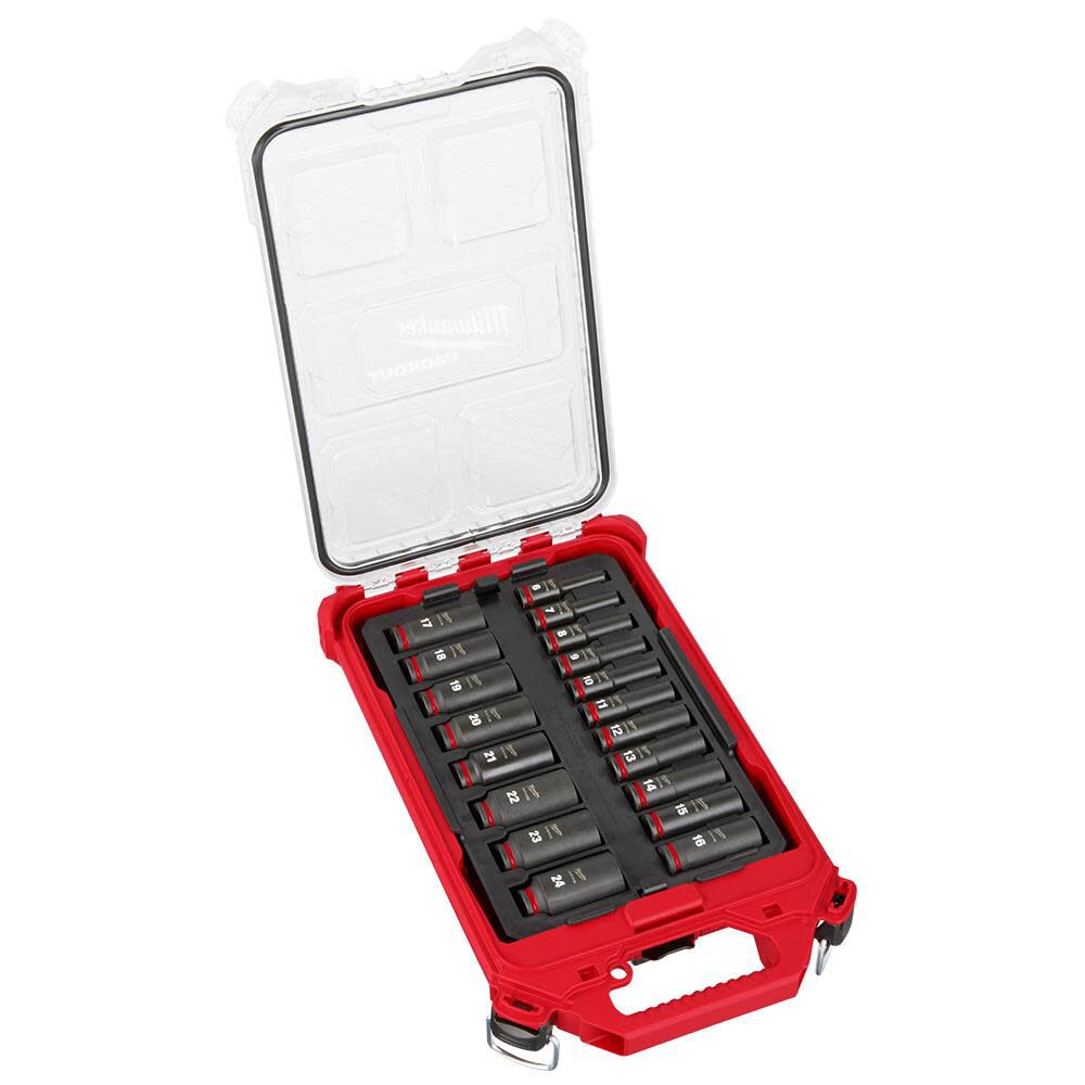 Milwaukee Shockwave Impact Duty Socket 3 8 Dr 19pc Mm Packout Set 49 66 6801 Sansujyuku sansujyuku.com