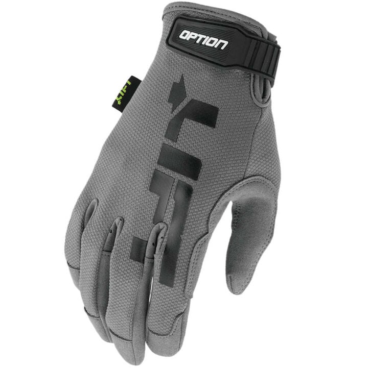 Lift Safety Gloves Synthetic Leather Option with Air Mesh XL Gray