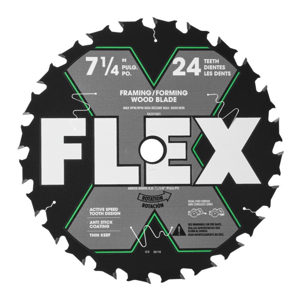 FLEX 7-1/4-In 24T Circular Saw Blade, large image number 1