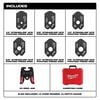Milwaukee 1/4 Inch - 7/8 Inch Streamline ACR Pivoting Press Ring Kit for M18 FORCE LOGIC Press Tool, small image number 3